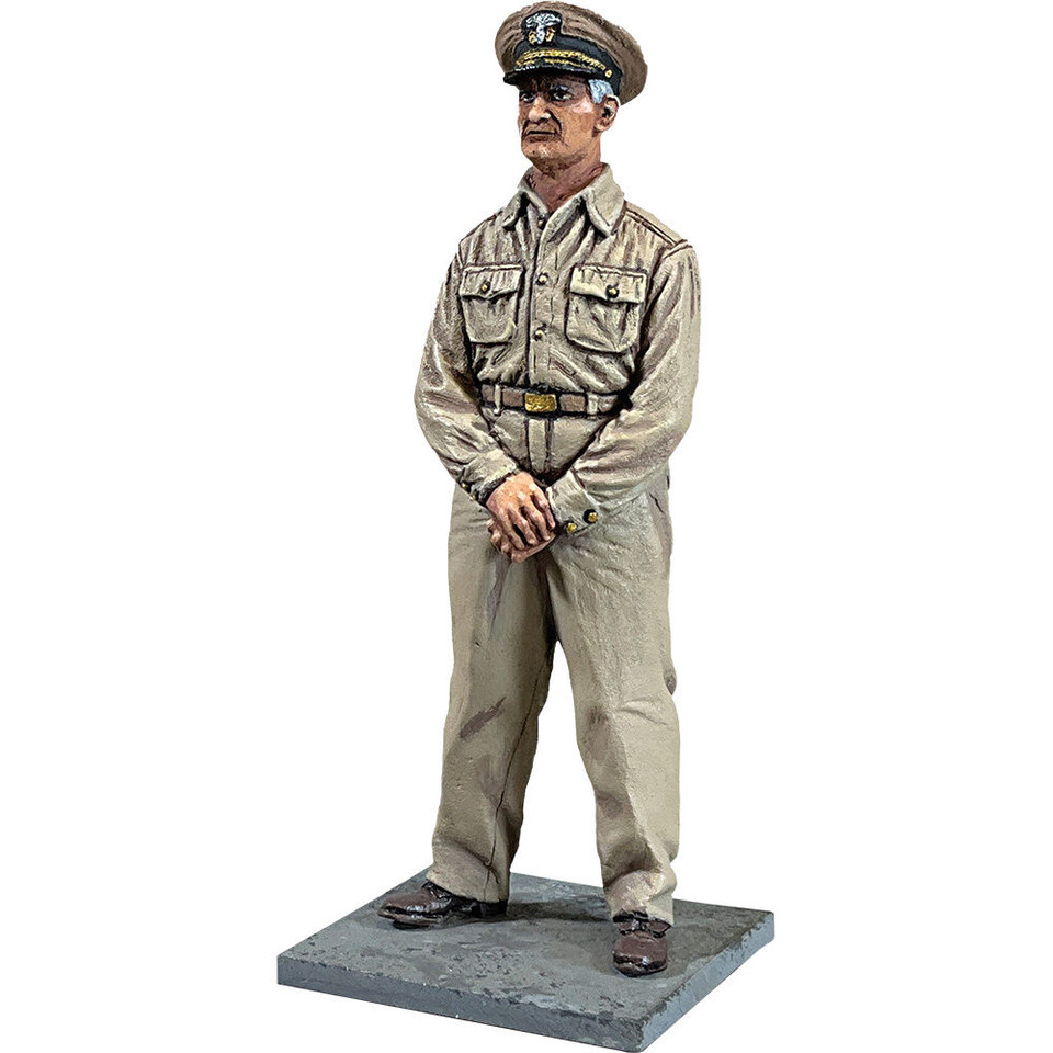 U.S.N. Admiral Chester W. Nimitz 1/30 Figure - 1944-45 William Britain (10167) 1:30 Scale Metal by William Britain Main Image