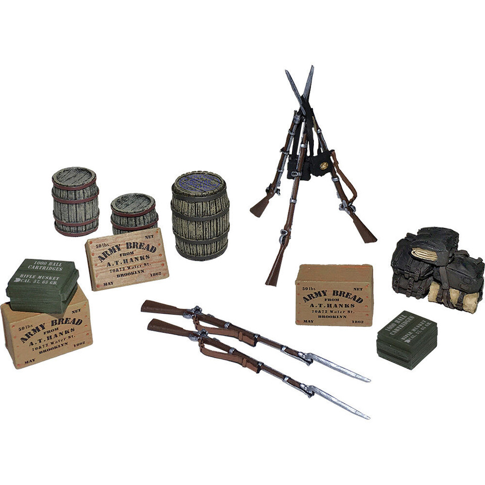 Civil War Encampment Accessory Set William Britain (31268) 1:30 Scale  by William Britain Main Image