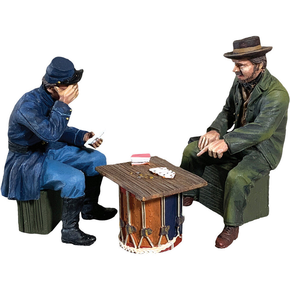 “Can't Win for Losing” Playing Cards 1/30 Figure William Britain (31344) 1:30 Scale Metal by William Britain Main Image