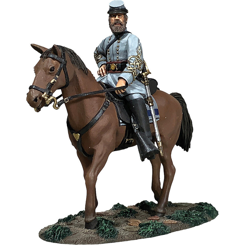 General Stonewall Jackson on Little Sorrel 1/30 Figure WILLIAM BRITAIN (31316) 1:30 Scale Metal by William Britain Main Image