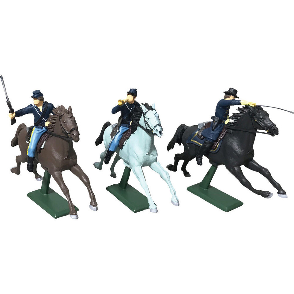 Union Cavalry Plastic 1/32 Figure Set No. 2 WILLIAM BRITAIN (52017) 1:30 Scale Plastic by William Britain Main Image