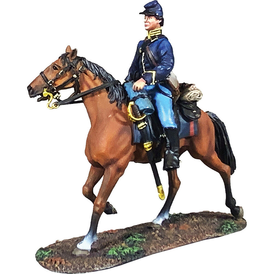 Union Cavalry Trooper at the Trot 1/30 Figure WILLIAM BRITAIN (31439) 1:30 Scale Metal by William Britain Main Image