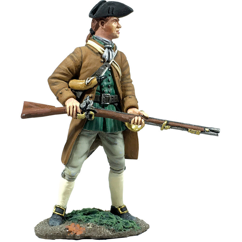 Colonial Militia Standing Ready No.2 1/30 Figure WILLIAM BRITAIN (16070) 1:30 Scale Metal by William Britain Main Image
