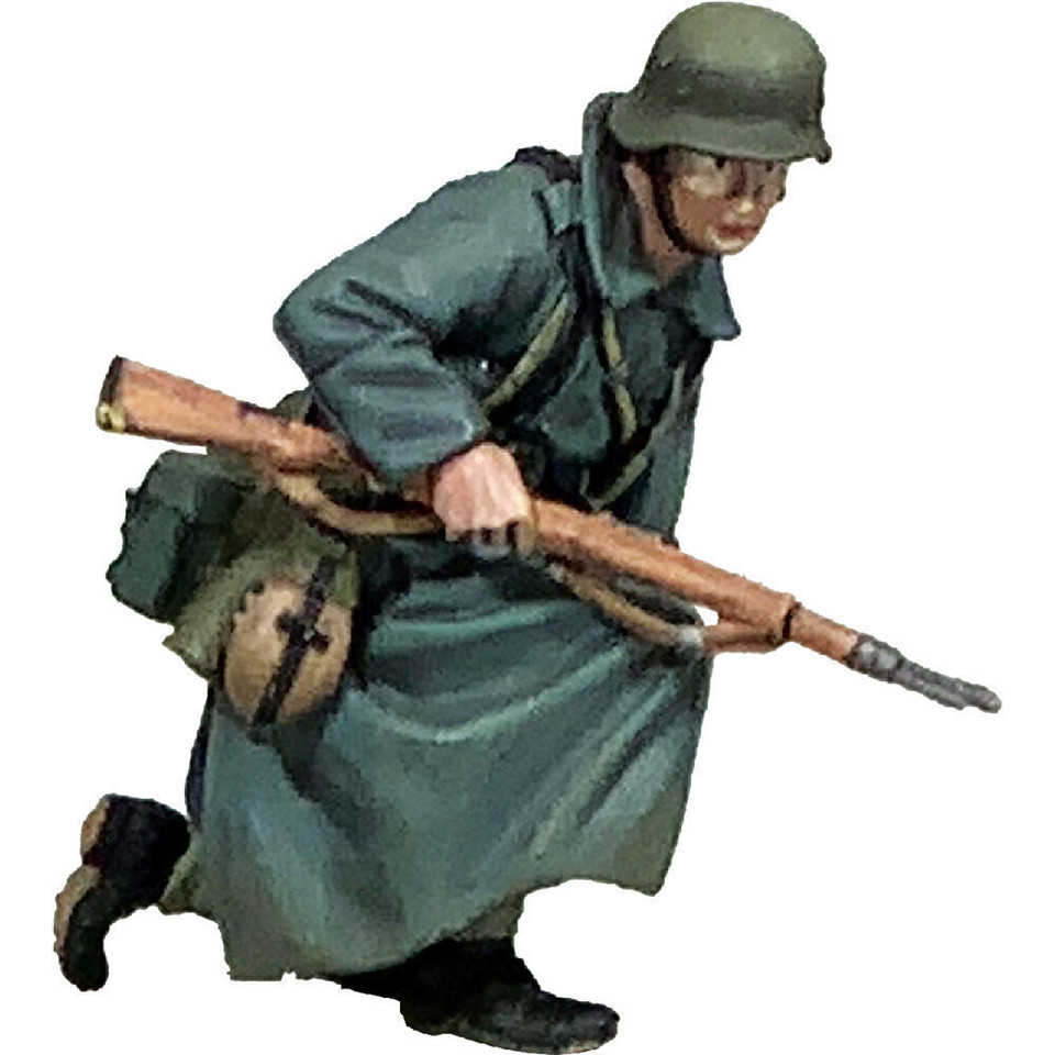 Grenadier in Greatcoat Kneeling 1/30 Figure William Britain (25236) 1:30 Scale Metal by William Britain Main Image