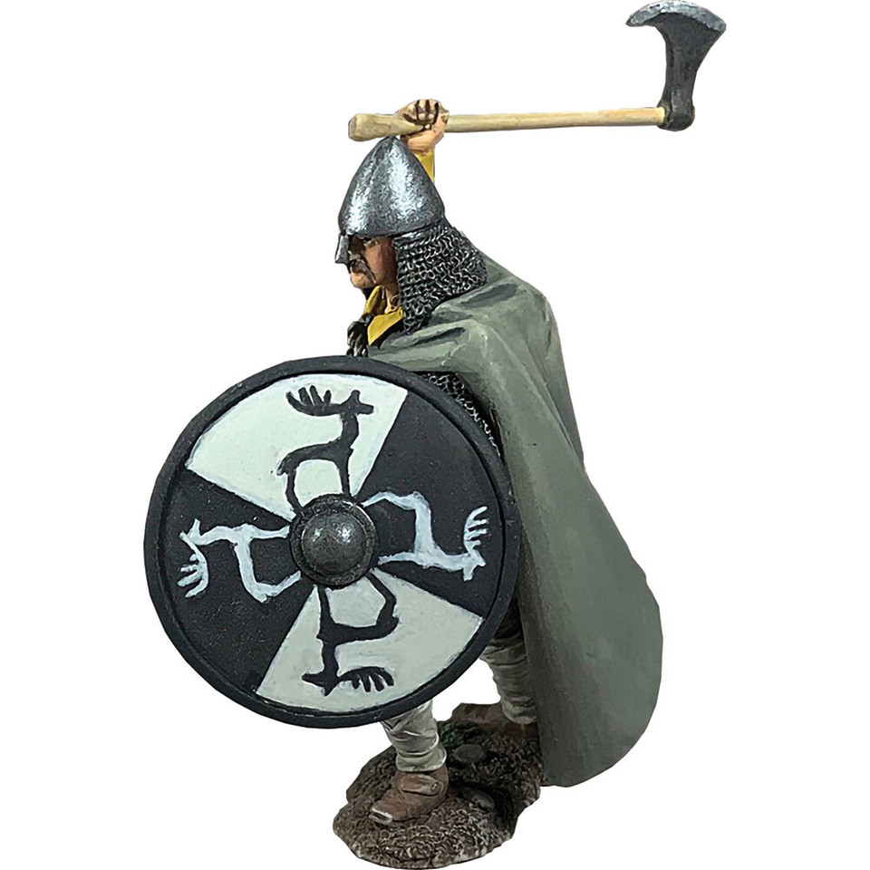 Grindan Saxon Attacking with Axe 1/30 Figure William Britain (62134) 1:30 scale Metal by William Britain Main Image