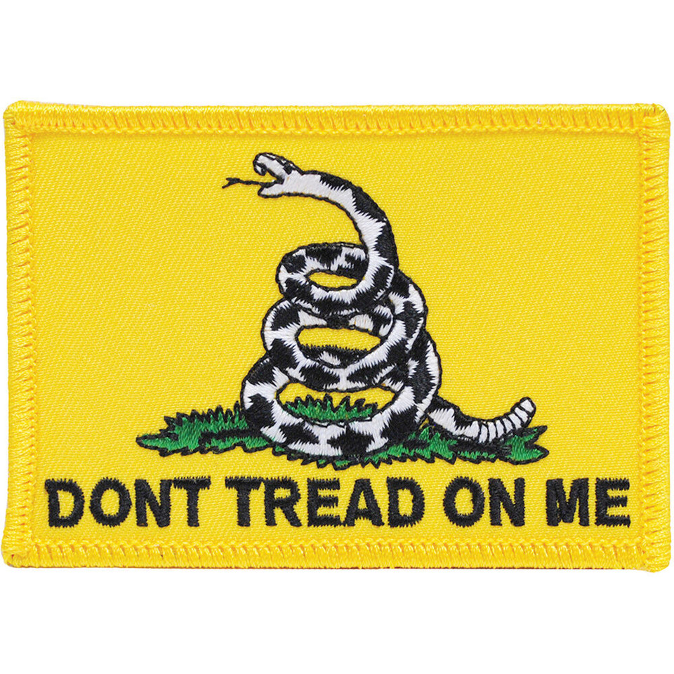 Don't Tread On Me Patch PM3820 (M)  Cotton Twill by Eagle Emblems Main Image