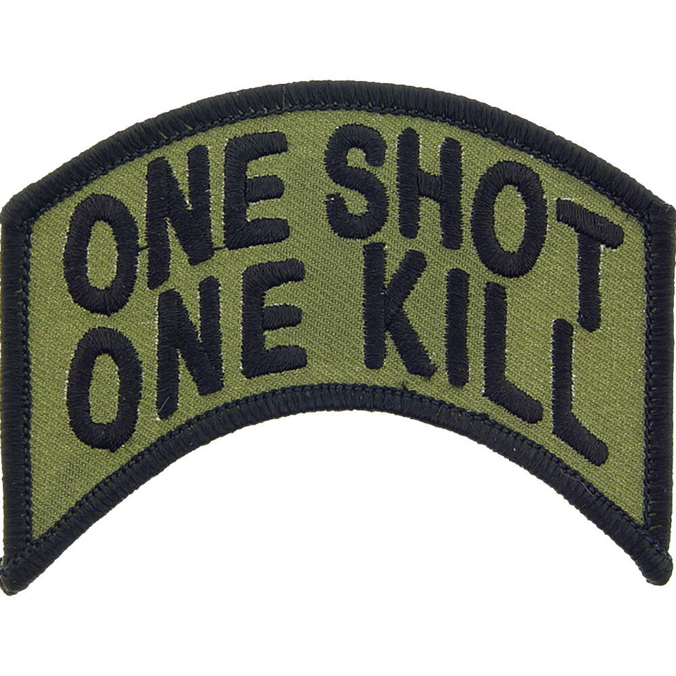 One Shot One Kill Patch PM0880 (M)   by Eagle Emblems Main Image