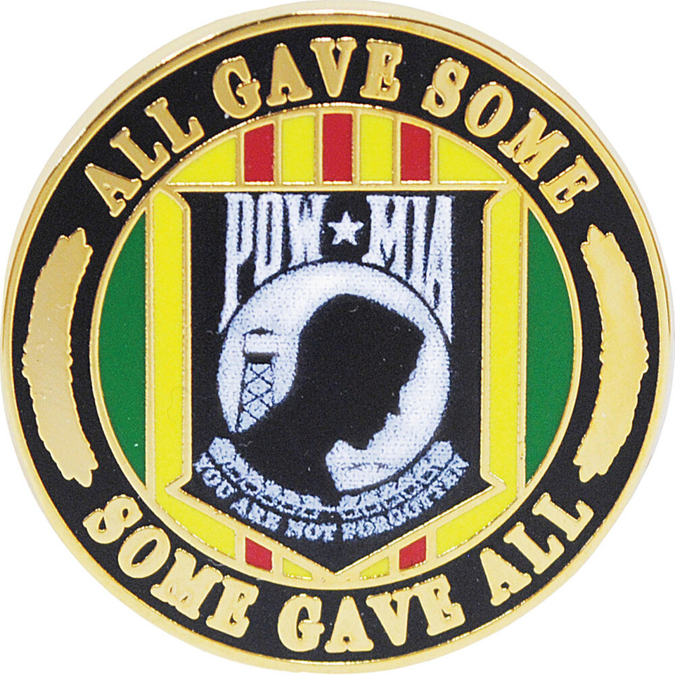 POW*MIA All Gave Some Lapel Pin P62726 (C001)   by Eagle Emblems Main Image