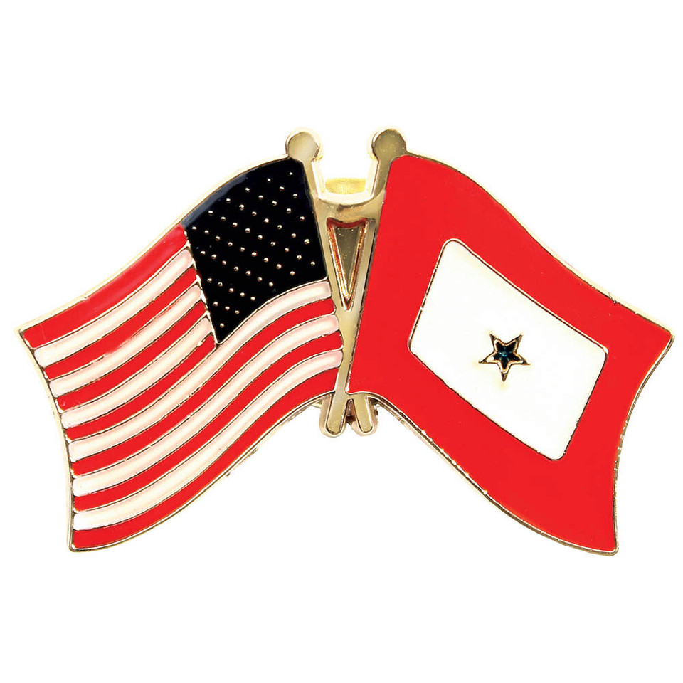 U.S. Flag/Service Star Lapel Pin   by Ruffin Flag Company Main Image