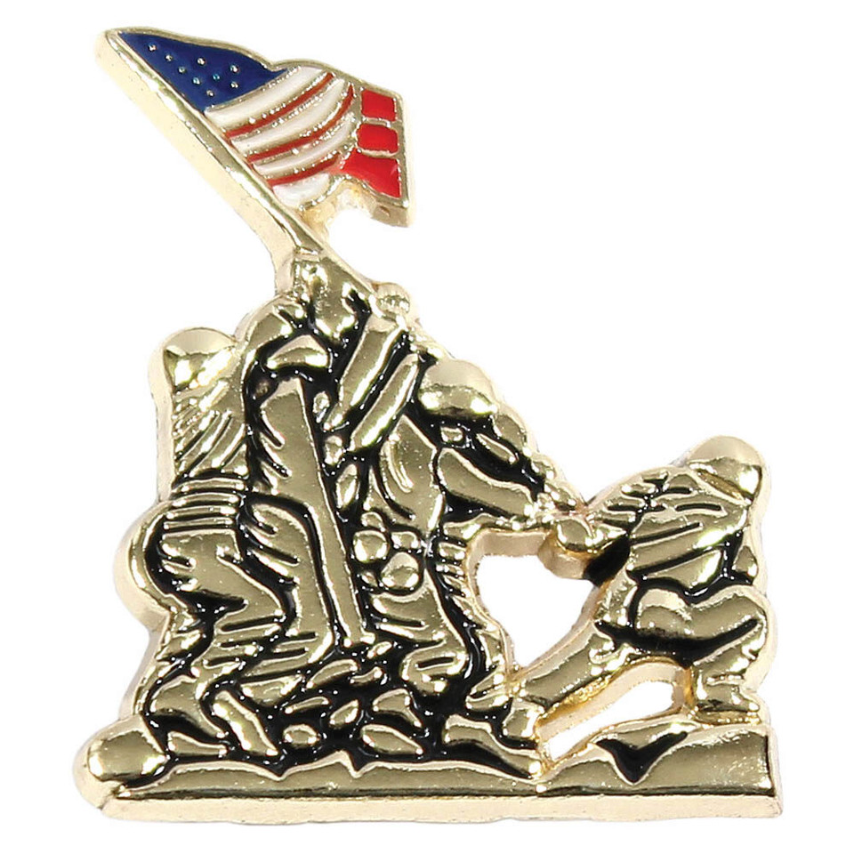 Iwo Jima Lapel Pin 115132   by Ruffin Flag Company Main Image