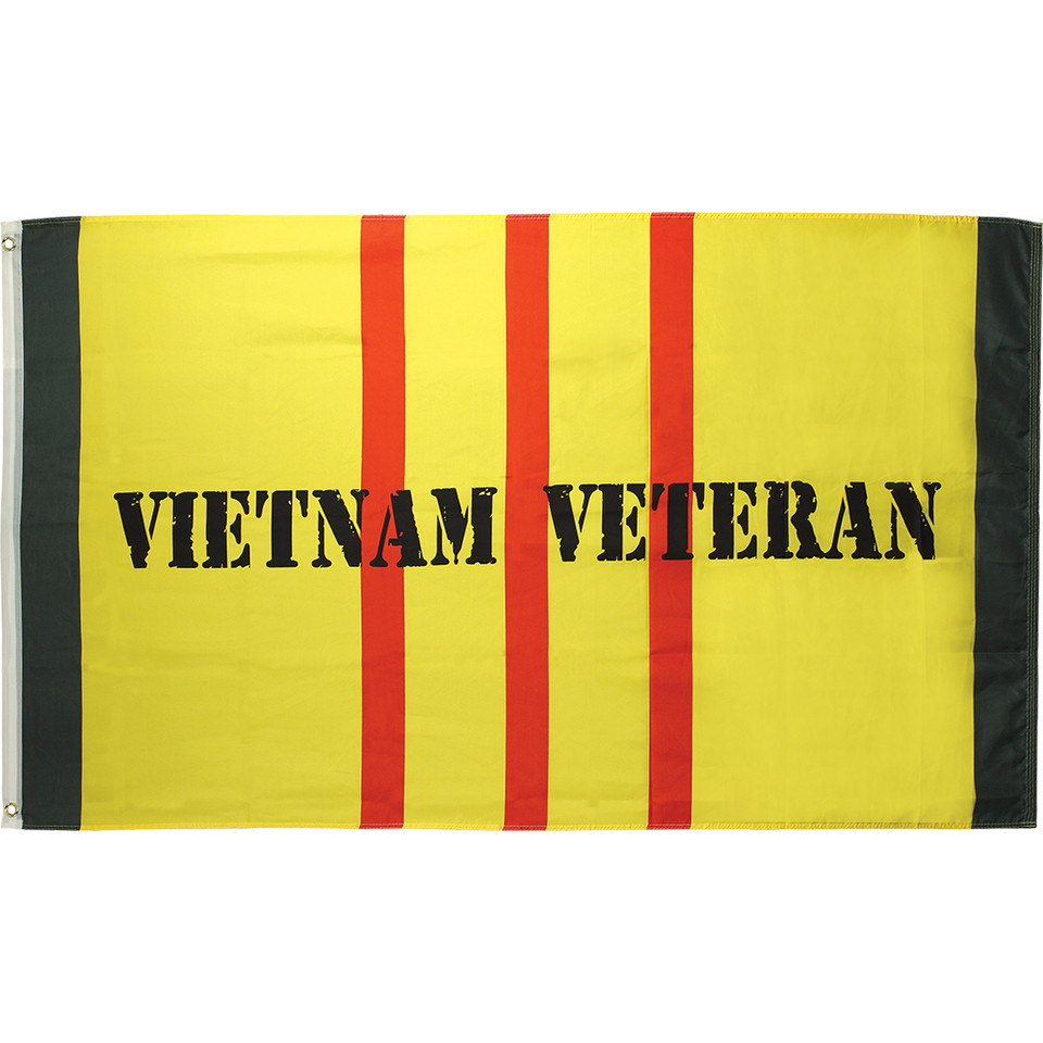 Vietnam Veteran Service Stripes Flag   by Ruffin Flag Company Main Image