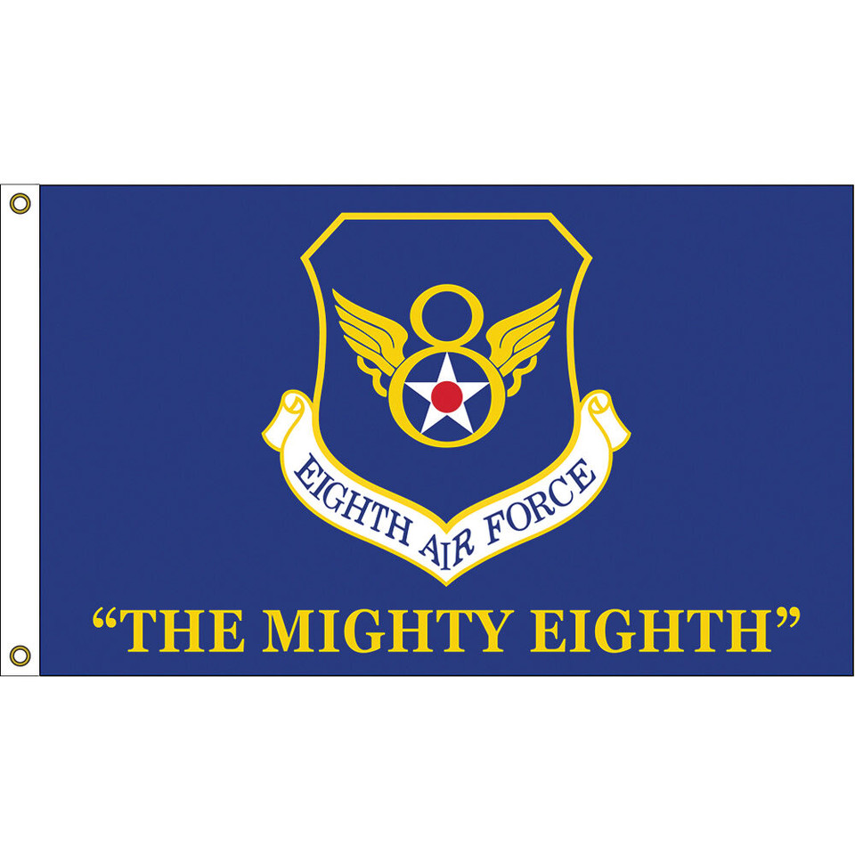 Eighth Air Force Flag  F1332 (F035L)  Super Poly Blend by Eagle Emblems Main Image