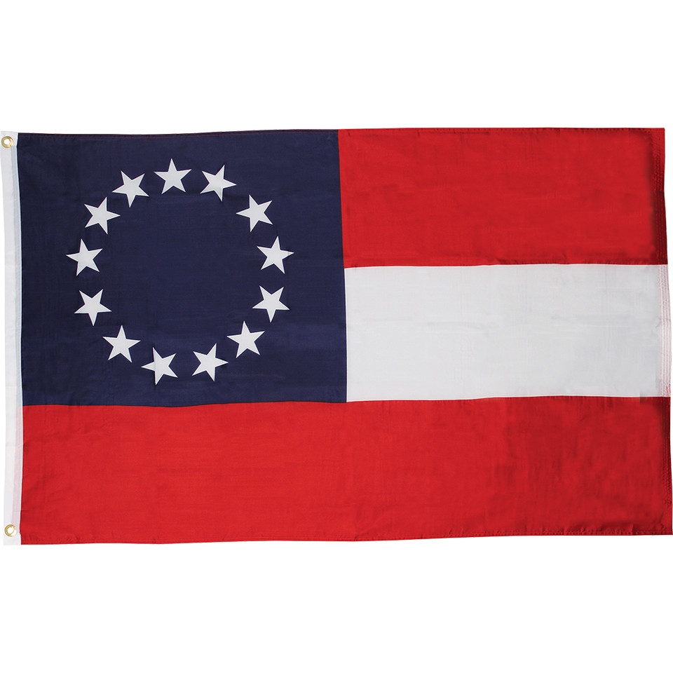13 Stars and Bars Flag   by Ruffin Flag Company Main Image