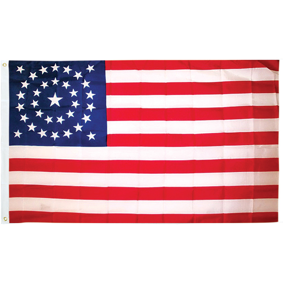 34-Star Round Flag   by Ruffin Flag Company Main Image