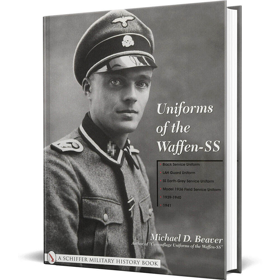 Uniforms of the Waffen-SS Vol. 1 Black Service Uniform LAH Guard Uniform SS Earth-Grey Serv  Hardcover by Schiffer Publishing Main Image