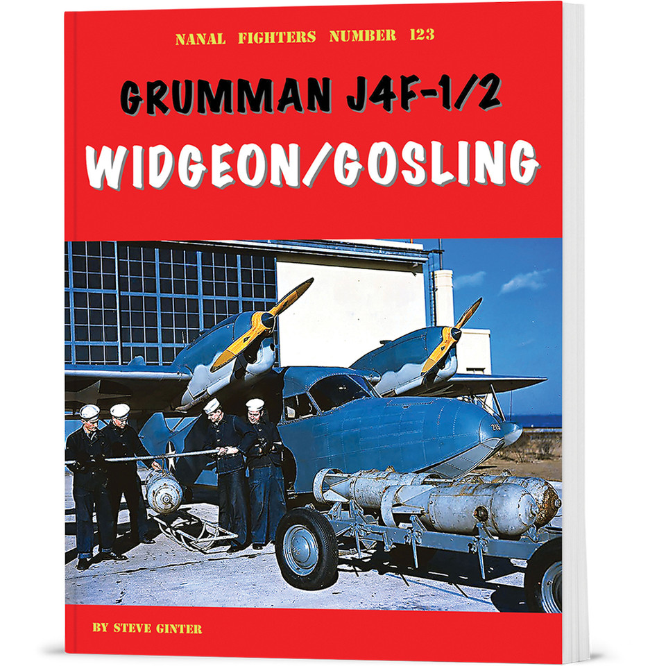 Grumman J4F-1/2 Widgeon/Gosling Naval Fighters (9798989950973)  Softcover by Ginter Books Main Image