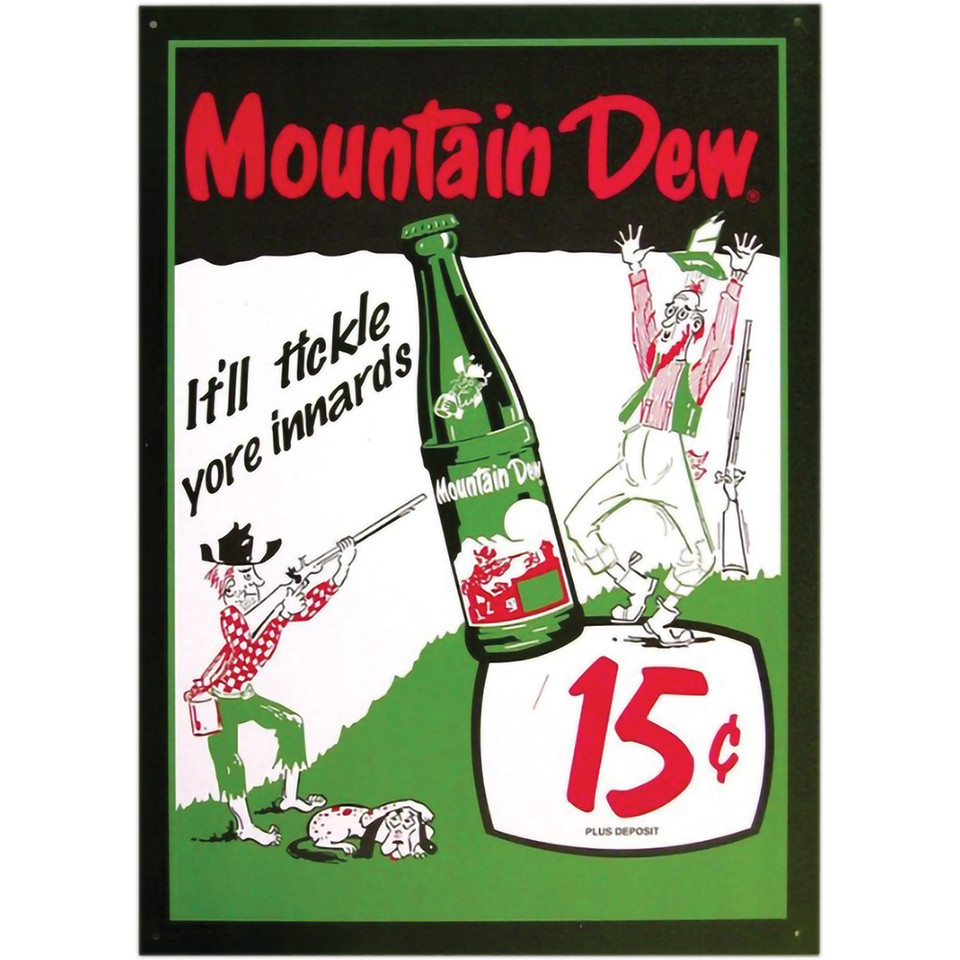 Mountain Dew Rifleman Metal Sign   by Signs 4 Fun Main Image
