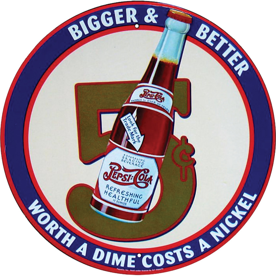 Pepsi Bigger & Better Metal Sign   by Signs 4 Fun Main Image