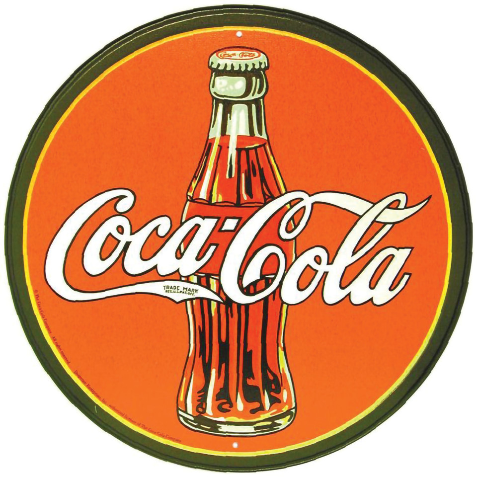 Coke Bottle Metal Sign  Metal by Signs 4 Fun Main Image