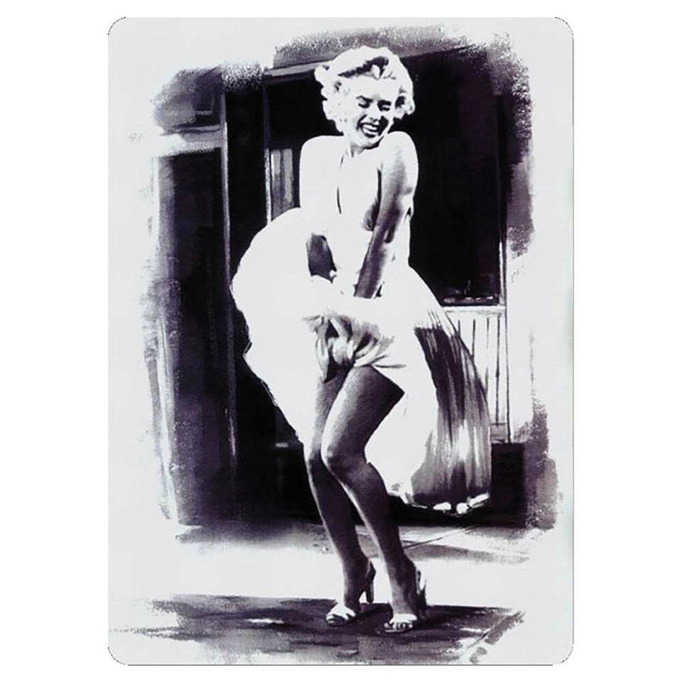 Marilyn Monroe Dress Metal Sign S4S4105  Embossed Aluminum by Signs 4 Fun Main Image