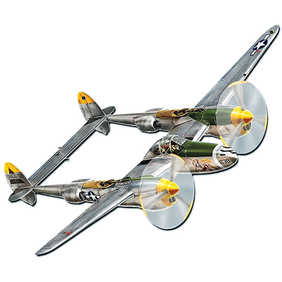 P-38 Lightning Cut-Out Plasma Metal Sign   by Vintage Sign Co. Main Image