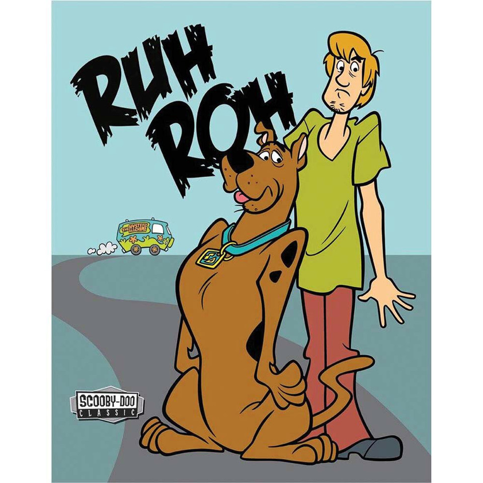 Scooby Doo Ruh Roh Metal Sign   by Desperate Enterprises Main Image