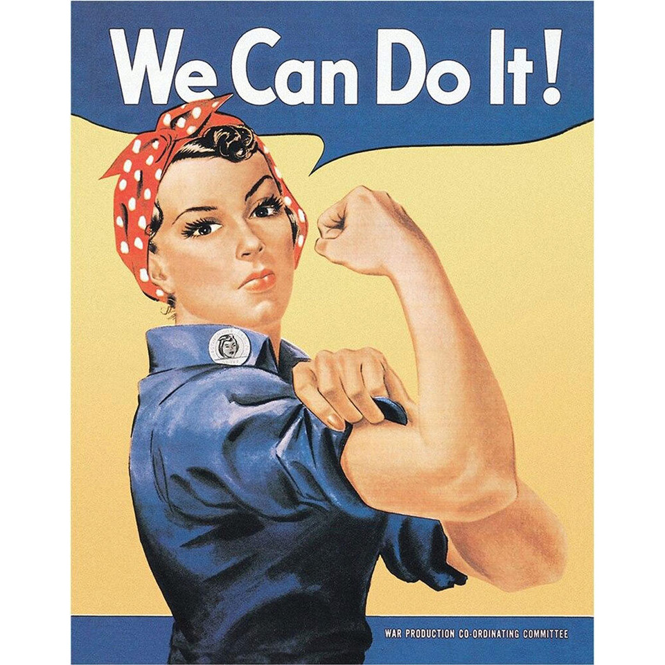 Rosie The Rivetor Metal Sign  796  Tin by Desperate Enterprises Main Image