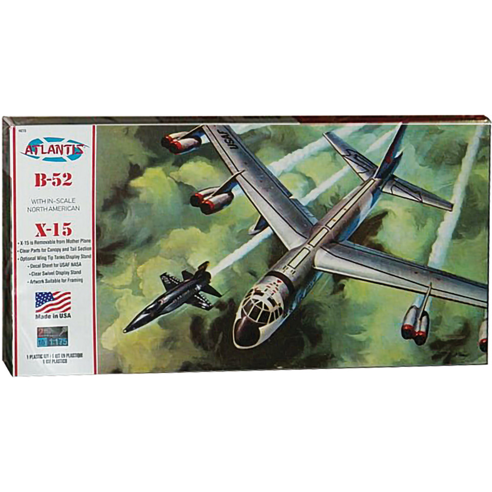 B-52 and X-15 with Swivel Stand 1/175 Kit   by Atlantis Models Main Image