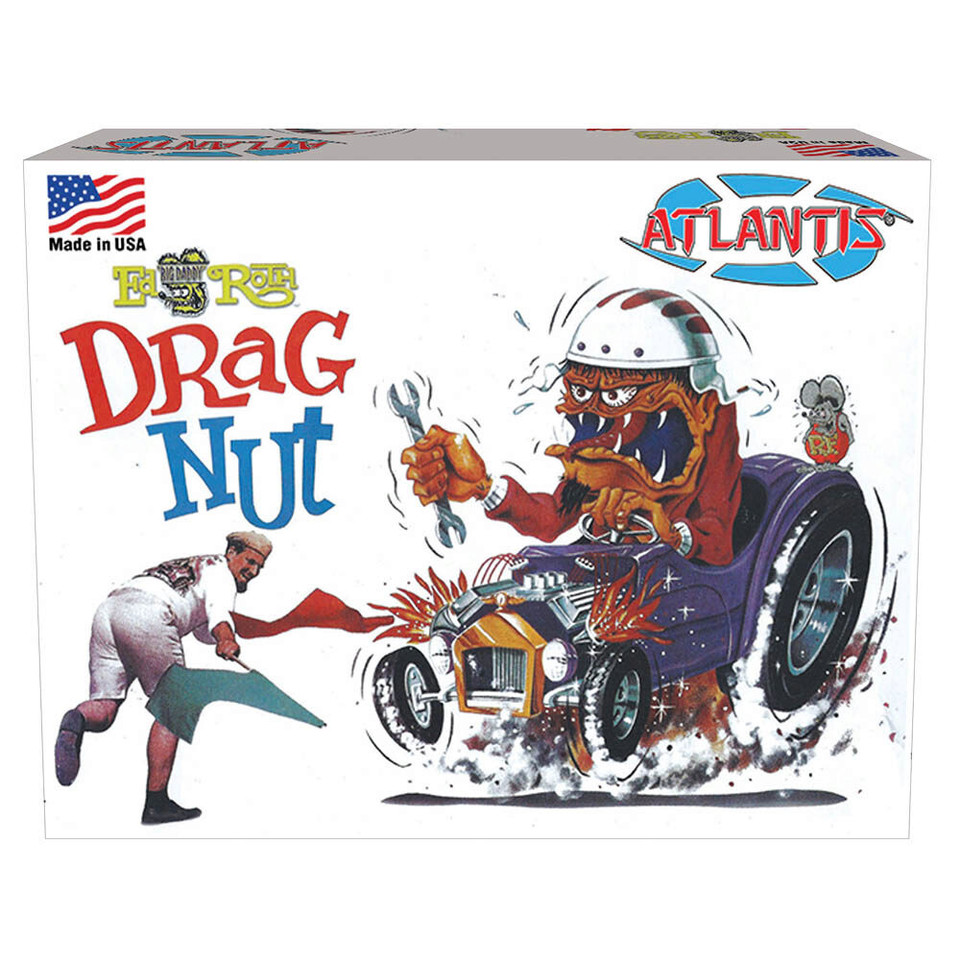 Ed Roth Drag Nut Plastic Kit  Plastic by Atlantis Models Main Image