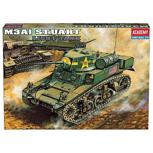 M3A1 Stuart Light Tank 1/35 Kit   by Academy Main Image