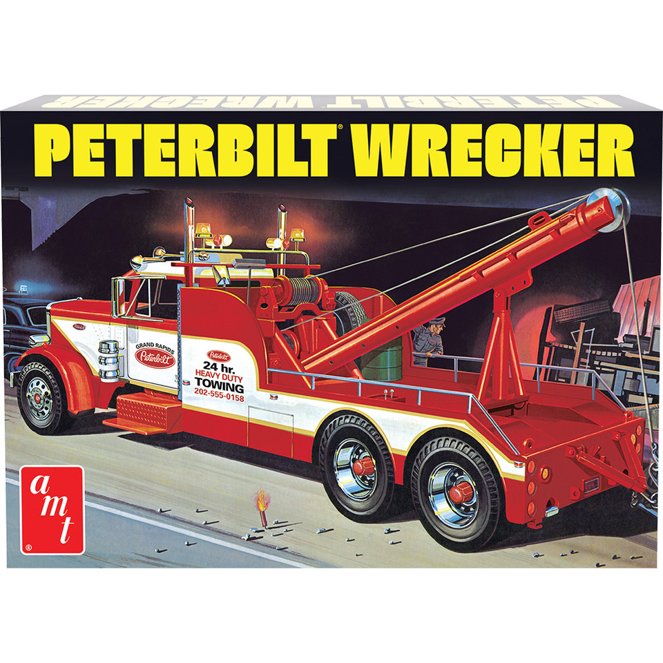 Peterbilt 359 Wrecker 1/25 Kit 1:25 scale  by AMT Main Image