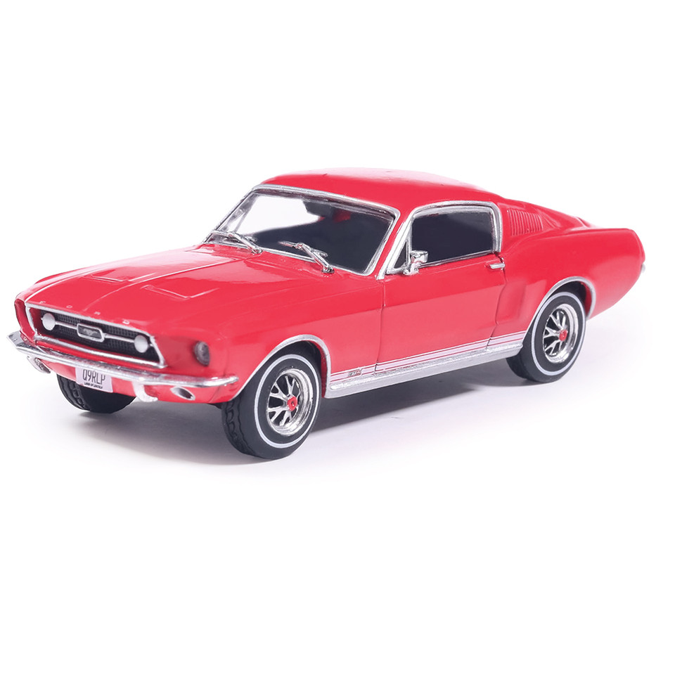 1967 Ford Mustang GTA Fastback - Candyapple Red 1:64 Scale Diecast Model Car by IXO Models Main Image