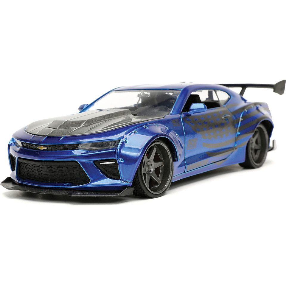 2016 Chevy Camaro SS - Blue 1:24 Scale Diecast Metal by Jada Toys Main Image