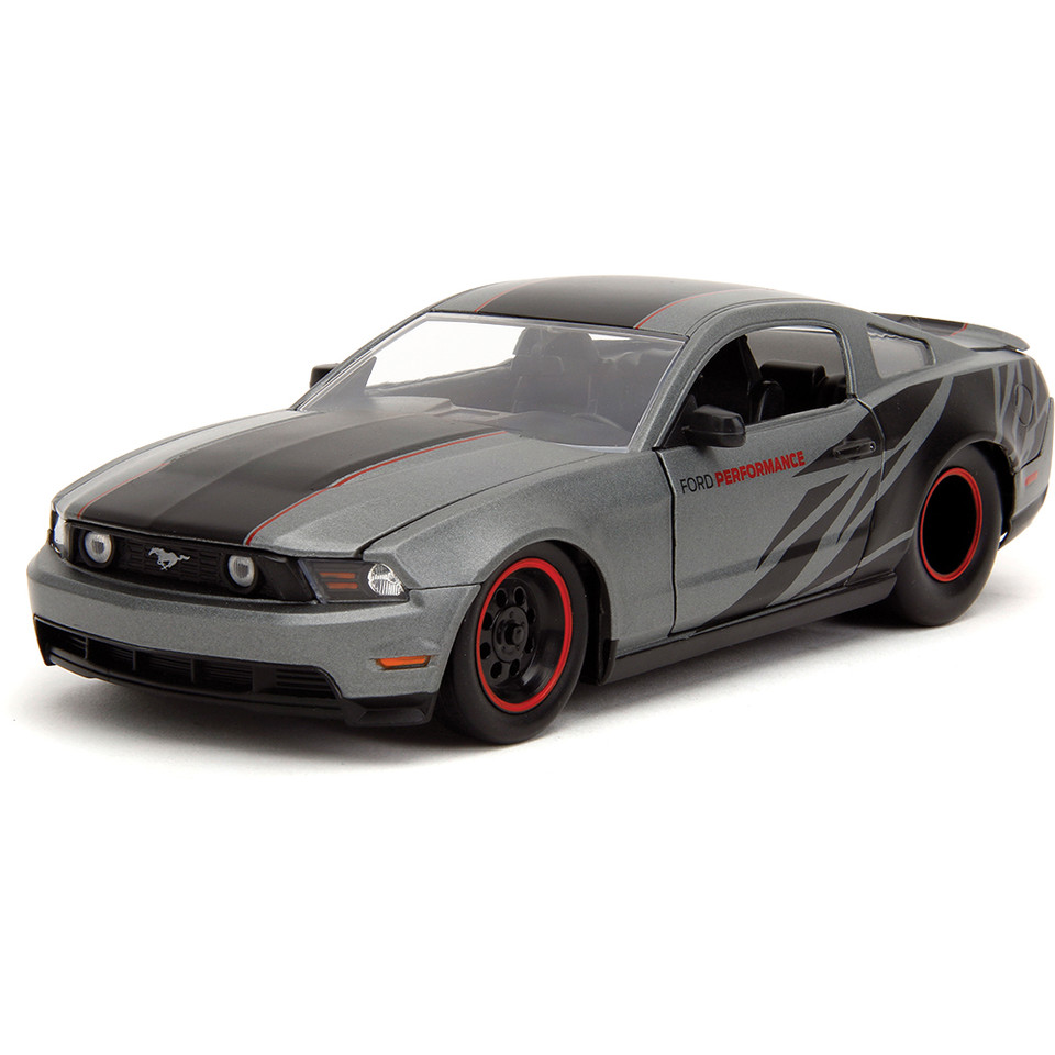 2010 Ford Mustang GT - Gray 1:24 Scale Diecast Metal by Jada Toys Main Image