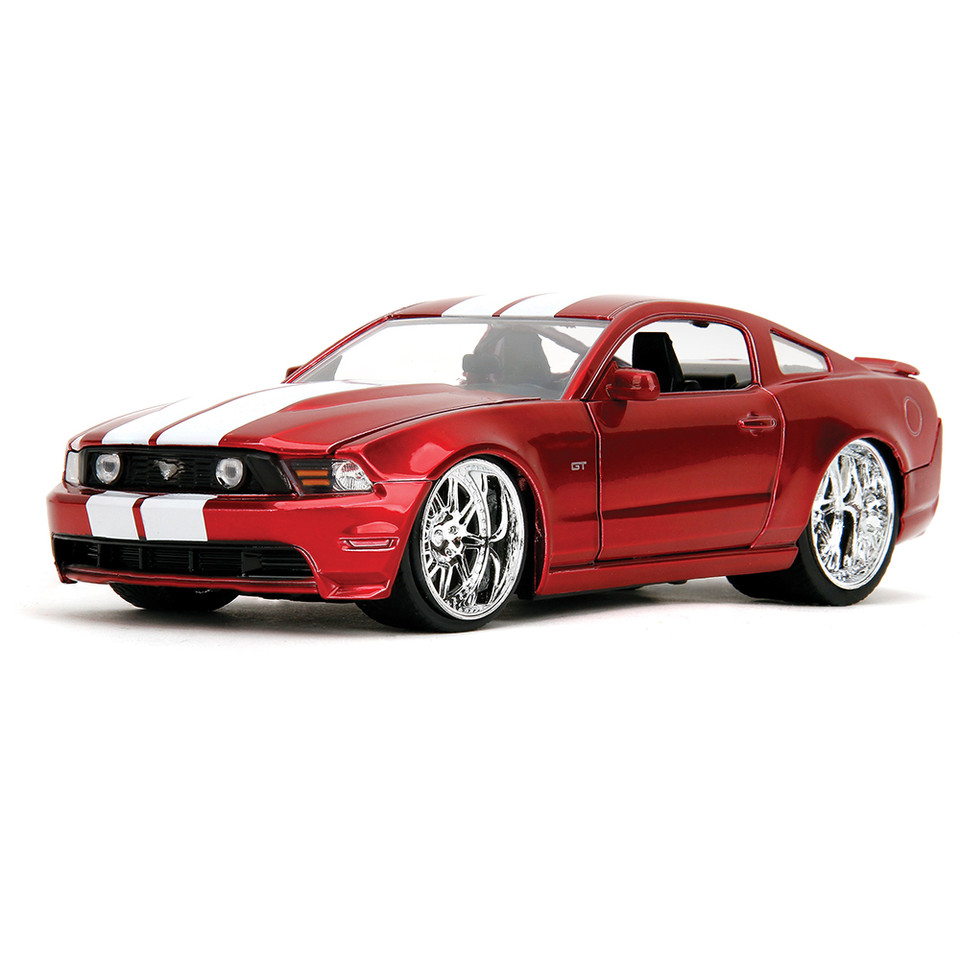 2010 Ford Mustang GT - Candy Red 1:24 Scale Diecast Metal by Jada Toys Main Image