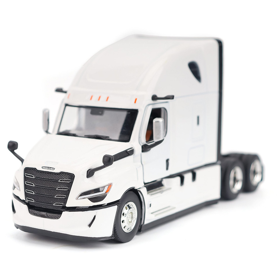 2025 Freightliner Cascadia Gen-5 Sleeper Tractor - Winter White 1:50 Scale Diecast Model Truck by Diecast Masters Main Image