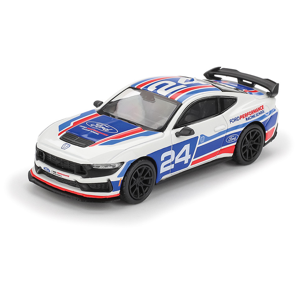 Ford Mustang Dark Horse #24 Ford Performance Racing School 1:64 Scale Diecast Model Car by Mini GT Main Image