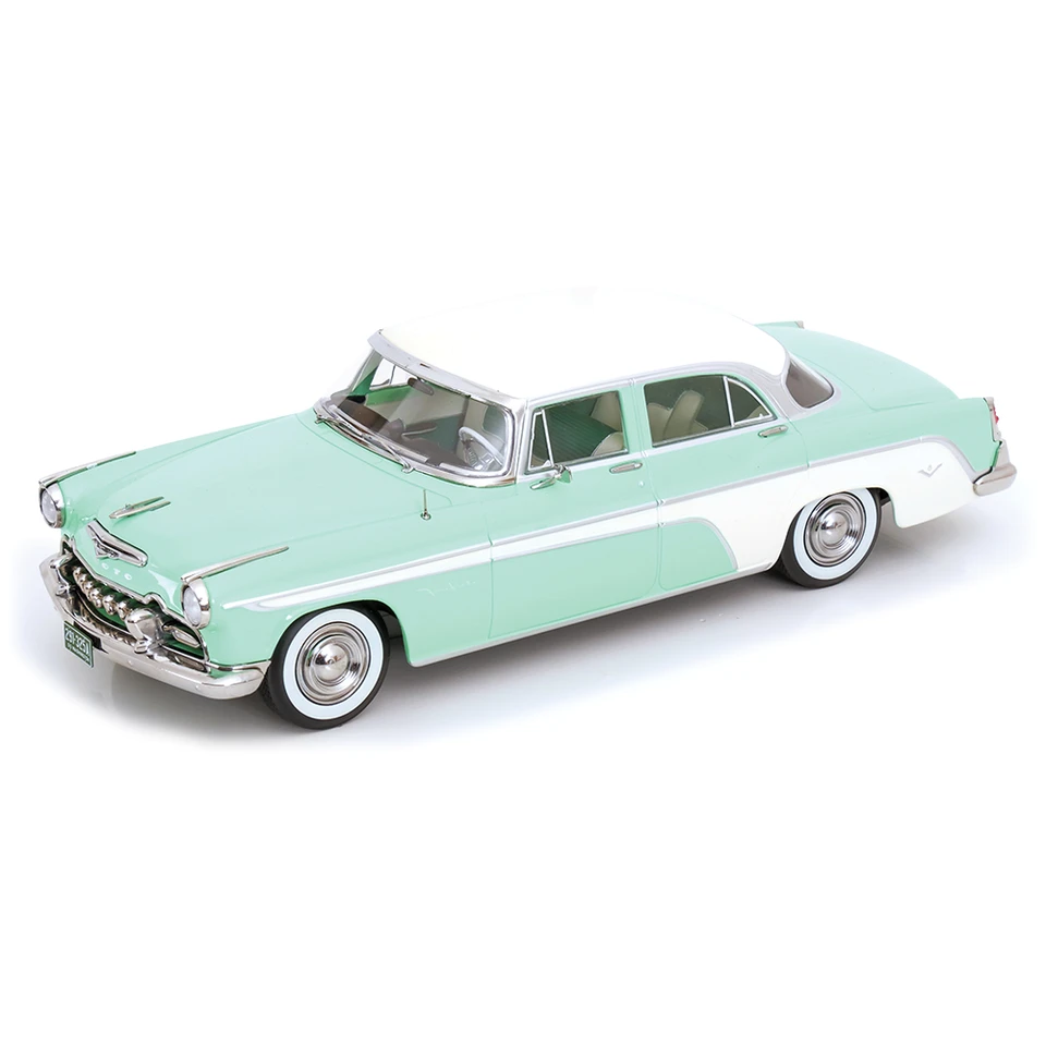 1955 DeSoto Fireflite Sedan - Light Green & Cream 1:18 Scale Diecast Model Car by KK Scale Main Image