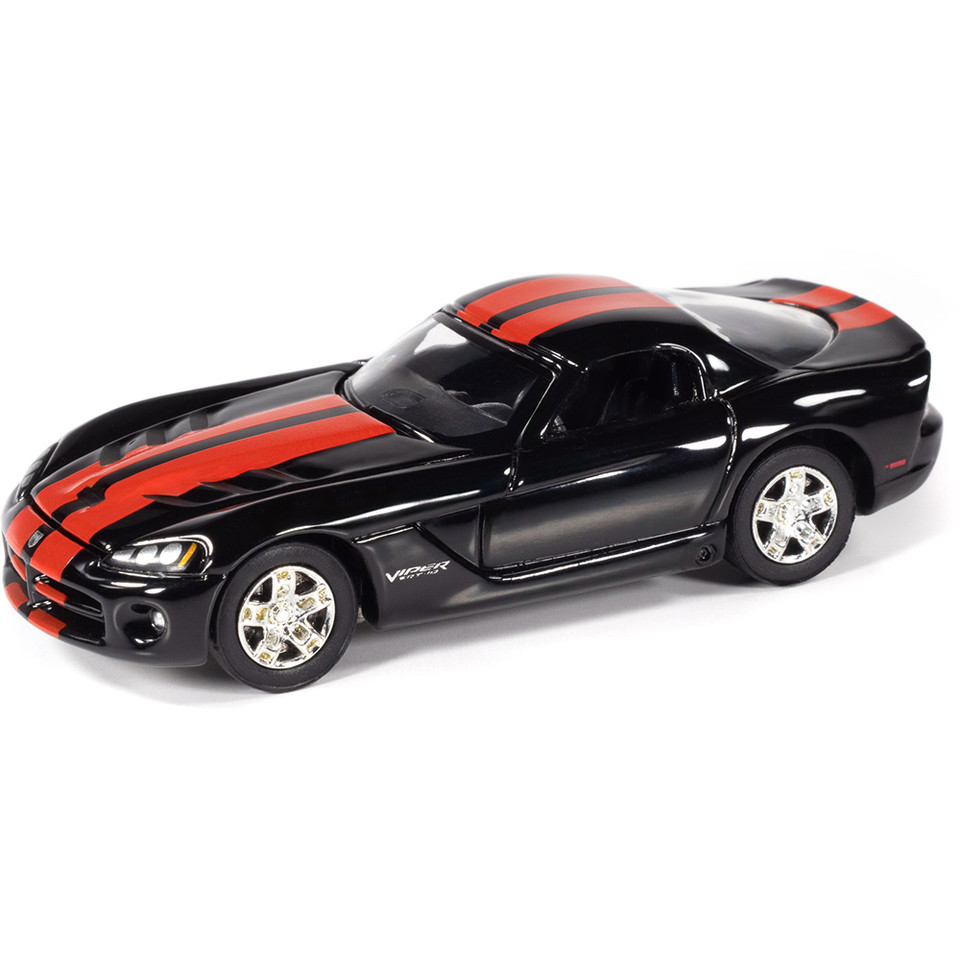 2008 Dodge Viper SRT-10 Mecum Auctions - Viper Black 1:64 Scale Diecast Model Car by Johnny Lightning Main Image