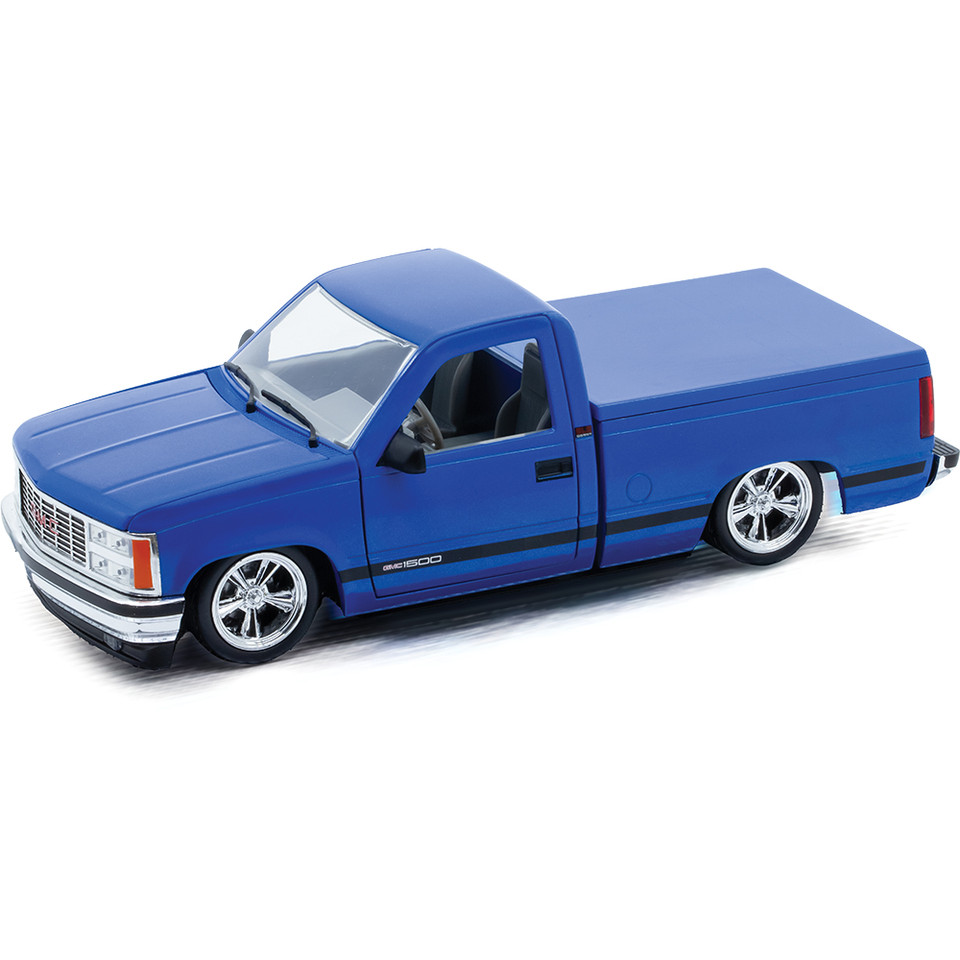 1988 GMC Sierra 1500 - Custom Dark Blue 1:24 Scale Diecast Model by M2 Machines Main Image