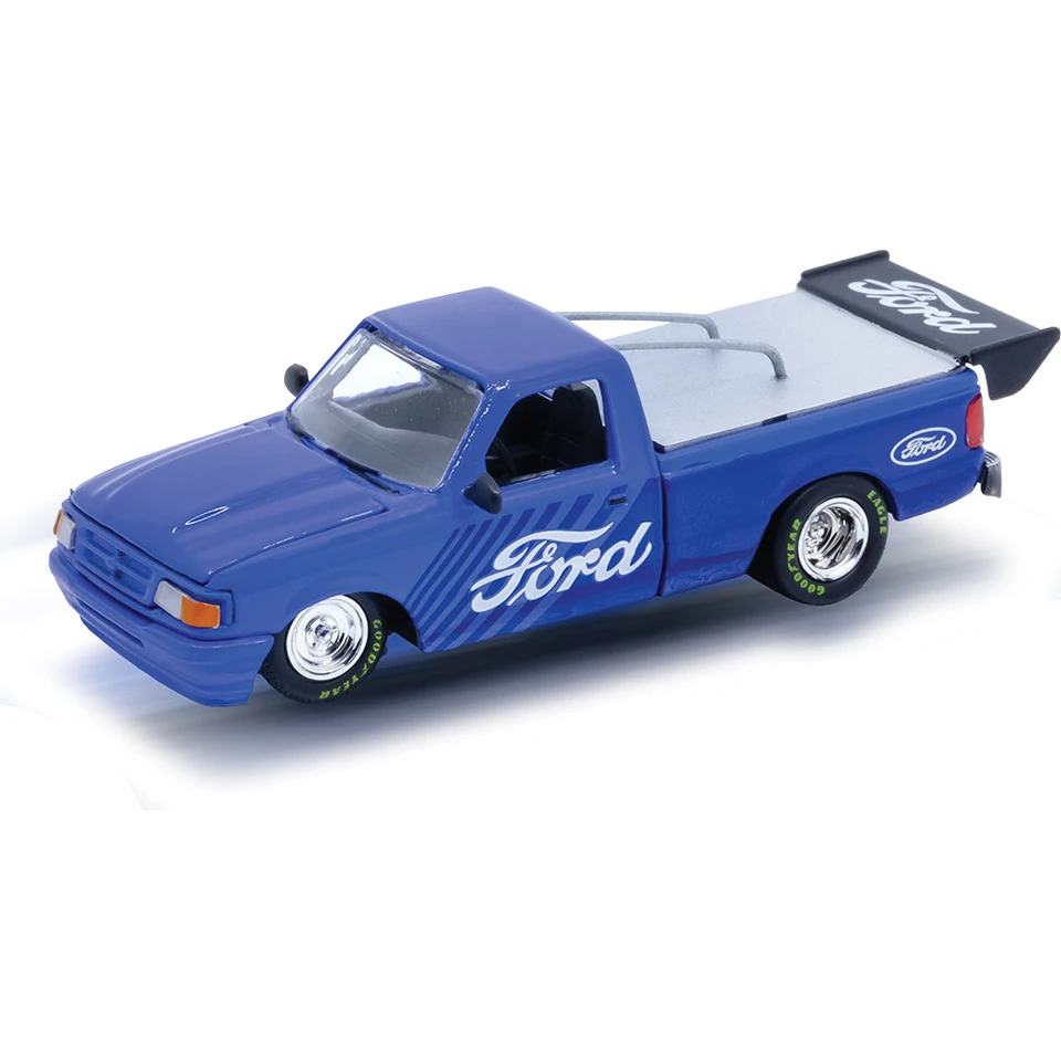1995 Ford Ranger XLT Blue Race Truck 1:64 Scale Diecast Metal by M2 Machines Main Image