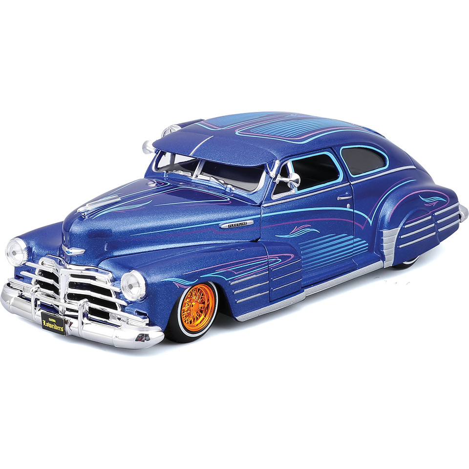 1948 Chevrolet Fleetline Lowriders - Met.Blue 1:24 Scale Diecast Model Car by Maisto Main Image
