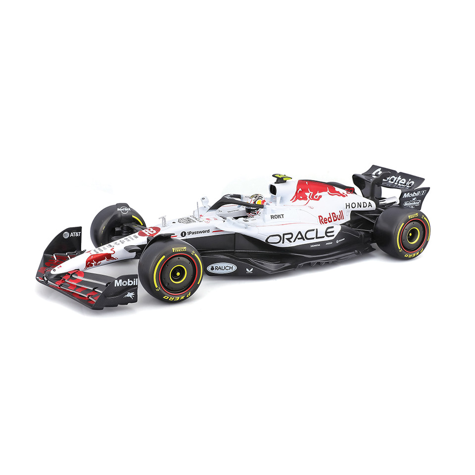 2025 F1 Oracle Red Bull Racing RB21 w/helmet - Tsunoda #22 1:18 Scale Diecast Model Car by Bburago Main Image