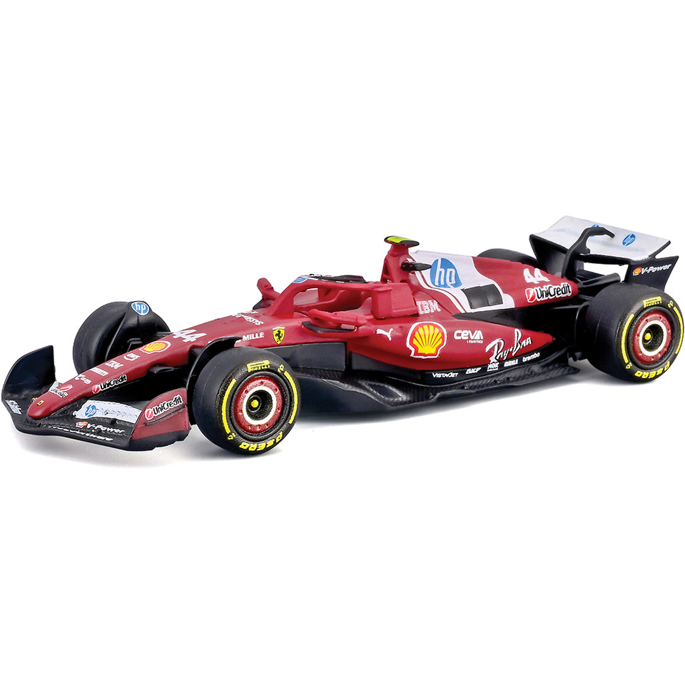 2025 F1 Ferrari SF-25 - Hamilton #44 1:64 Scale Diecast Model Car by Bburago Main Image