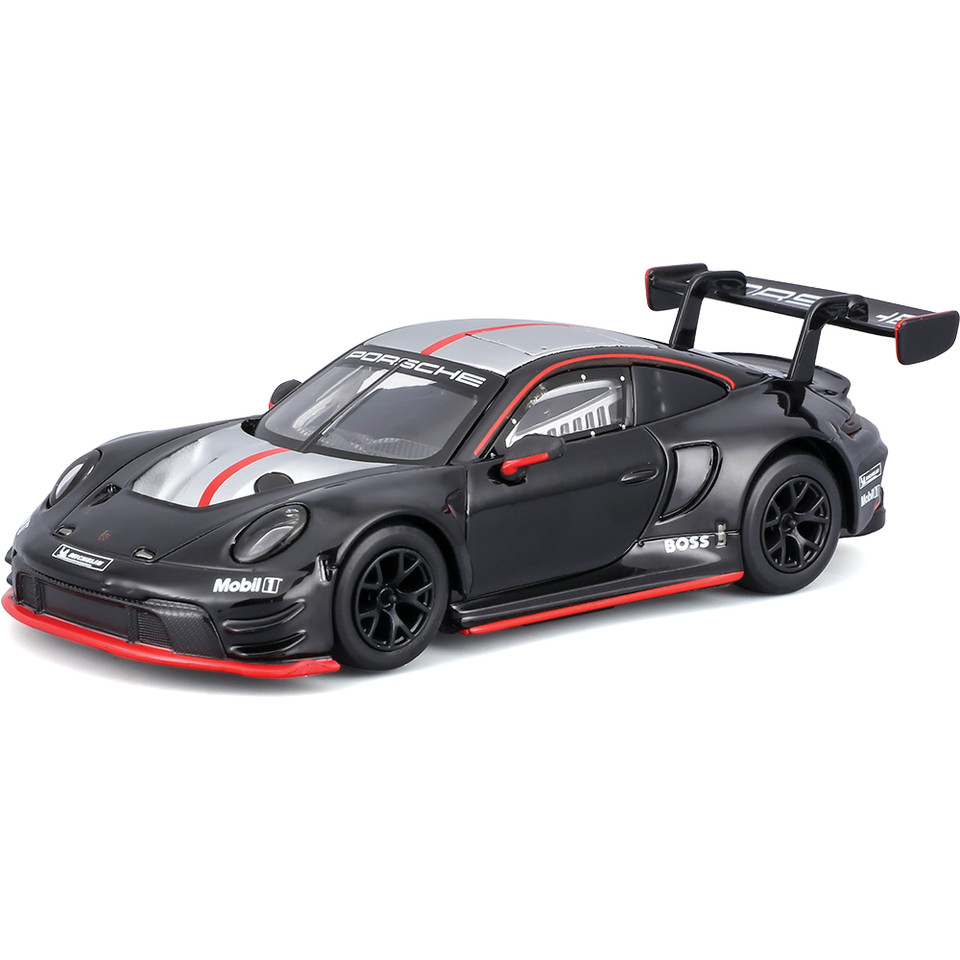 2023 Porsche 911 GT3 R - Black Launch 1:43 Scale Diecast Model Car by Bburago Main Image
