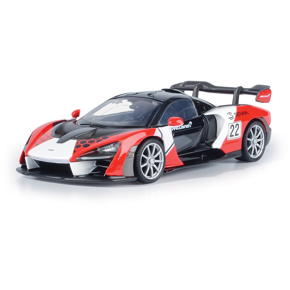 McLaren Senna GT Racing - Red 1:24 Scale Diecast Model Car by Motormax Main Image