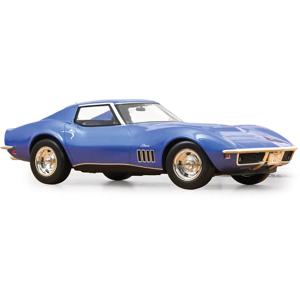 1969 Chevrolet Corvette Coupe - Le Mans Blue 1:18 Scale Diecast Model Car by Norev Main Image