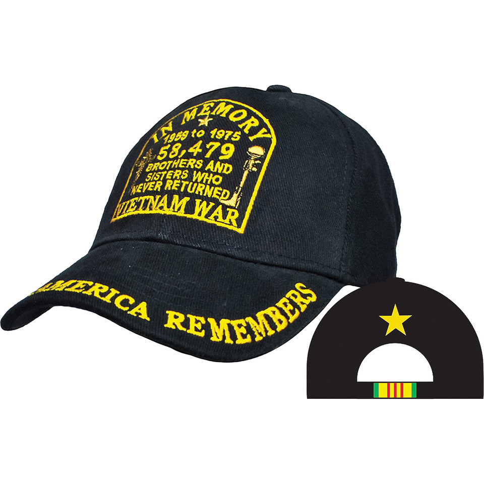 America Remebers Vietnam Cap   by Eagle Emblems Main Image