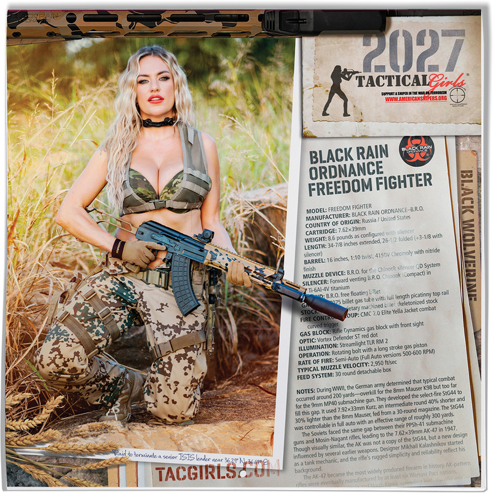 Tactical Girls 2027 Wall Calendar   by HBL Productions LLC Main Image