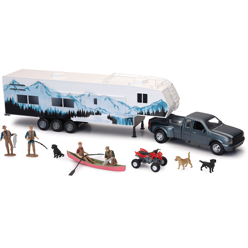 Fifth Wheel Camping Set 1:32 Scale  by New Ray Main Image